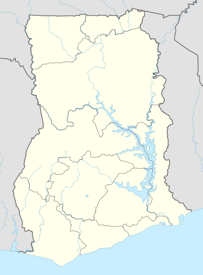 Ghana is kind of shaped like a sack.