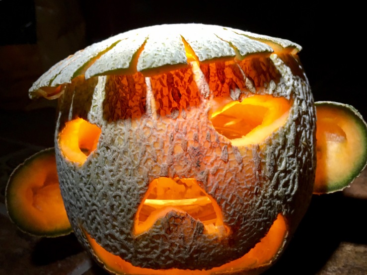 What do you think this is made of? Hint: it's not your average Jack-o'-lantern.