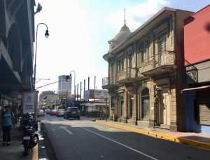 Downtown backstreet, San Jose, Costa Rica.