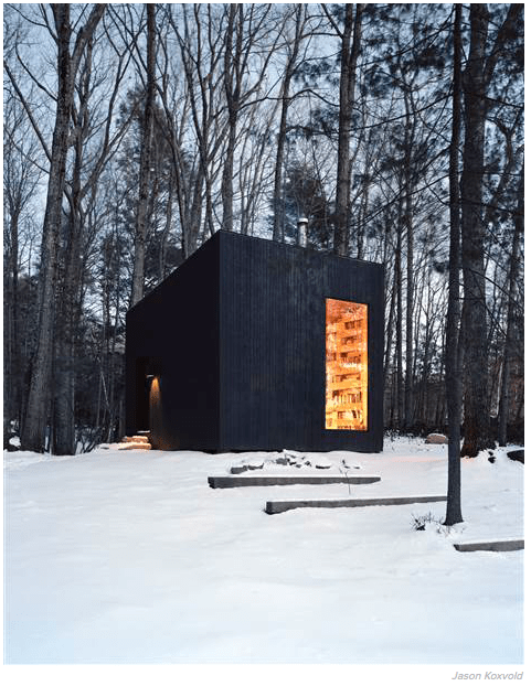 Private Library in the Woods