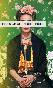 One of many Frida Kahlo photos in a MOLAA's tribute to her.