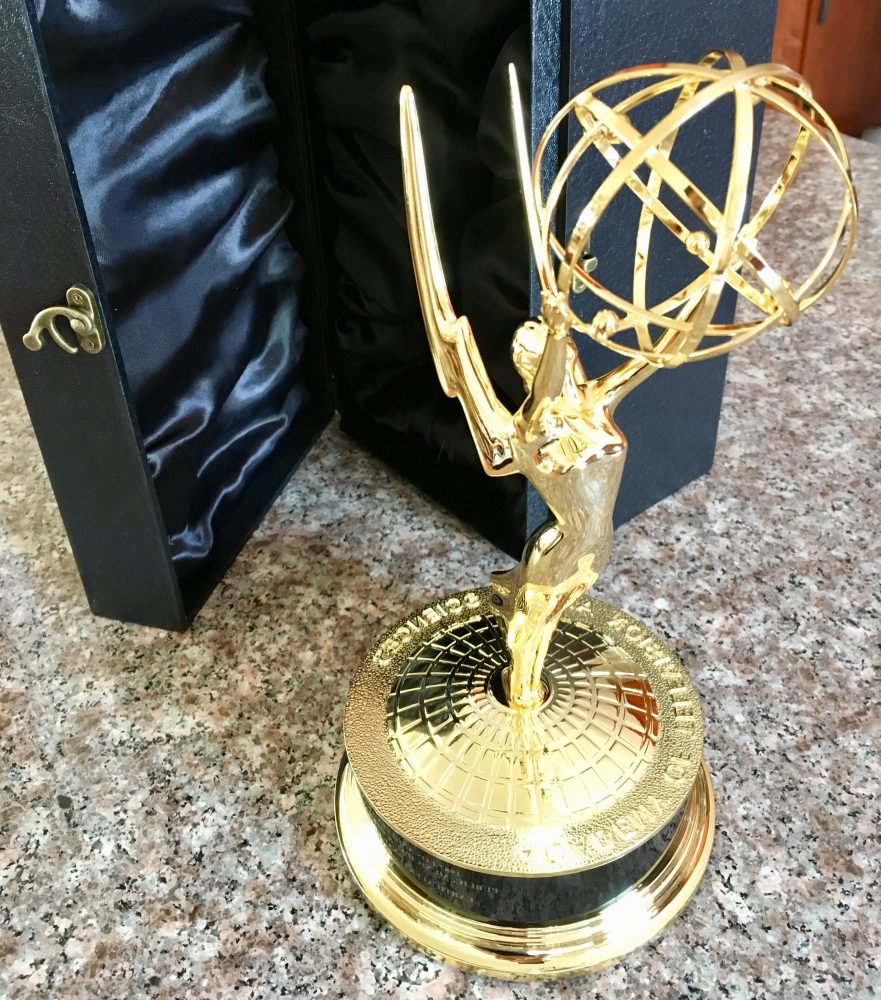 My new replacement Emmy Award - another view