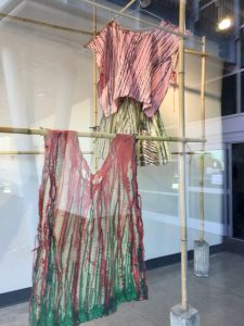 Bravura window display at Cerritos College Art Department.