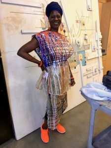 Bravura model Debra Burrough is also an artist.