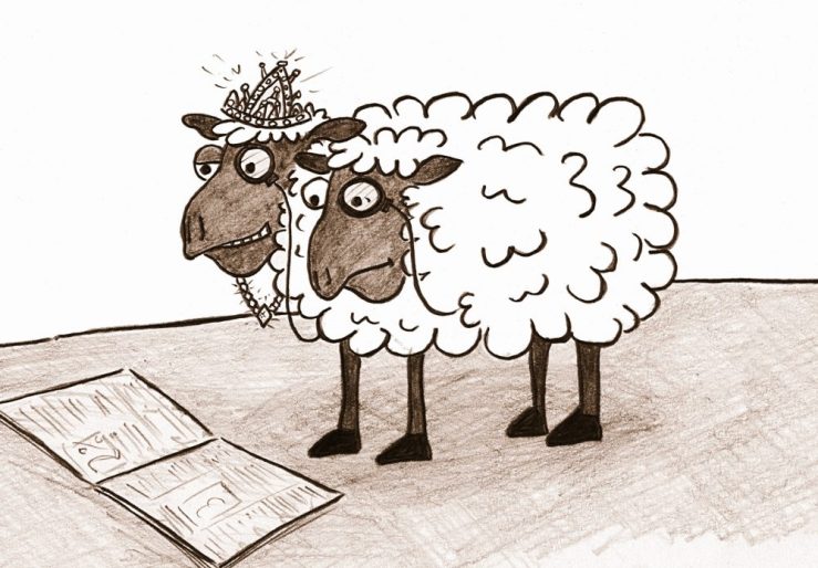 Have you ever seen a Posh-Me-Posh-Ewe animal before? (From Mr. Wolf's forthcoming children's book: Mr. Zumpo's Amazing Zoo of Unusual Animals.)