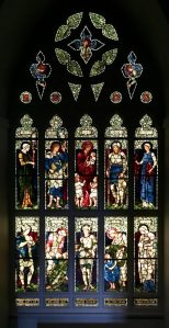 Stained glass at The Huntington
