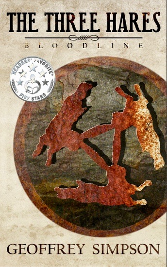 Cover of Geoffrey Simpson's book, The Three Hares