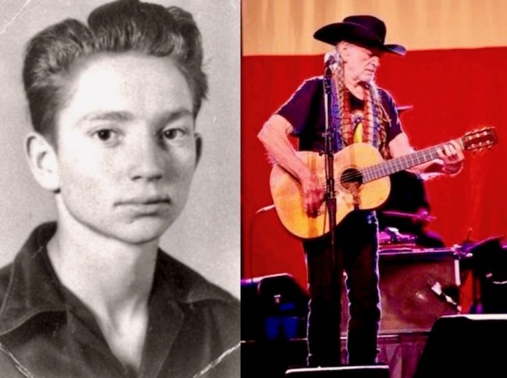(Left) Nelson, 1949, high school (Right) Nelson, 2016, Topeka, Kansas