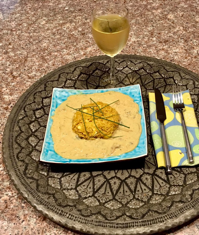 Recipe: Brown Rice Corn Island with Seafood by Khashayar Parsi ...