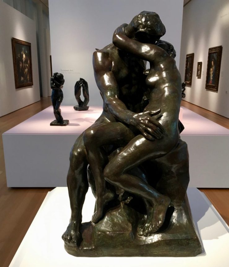 The Kiss, modeled 1881-1882, cast at a later date, by Auguste Rodin.