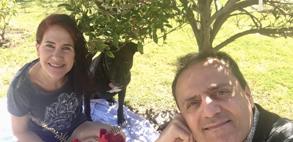 Our doggie enjoyed being outdoors on Nature Day.