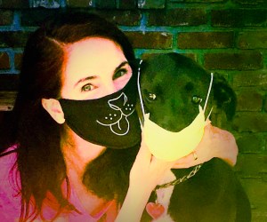 da-AL social distancing with K-D doggie.