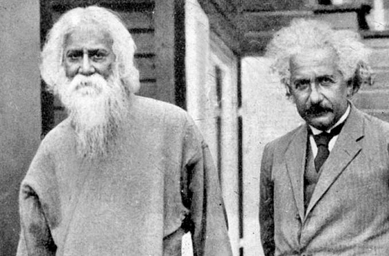 Rabindranath with Einstein in 1930, vy UNESCO - UNESCO Gallery, Public Domain, https://commons.wikimedia.org/w/index.php?curid=27489646