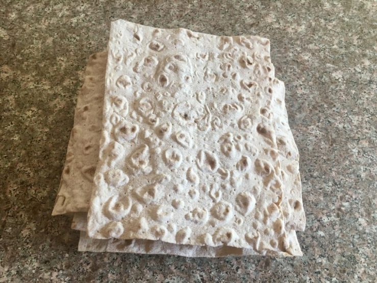 Lavosh that's crisped makes for fancy crackers! 