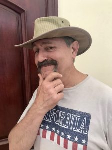 This friend's working-from-home mustache looks so cool! I had to grow one my own! 