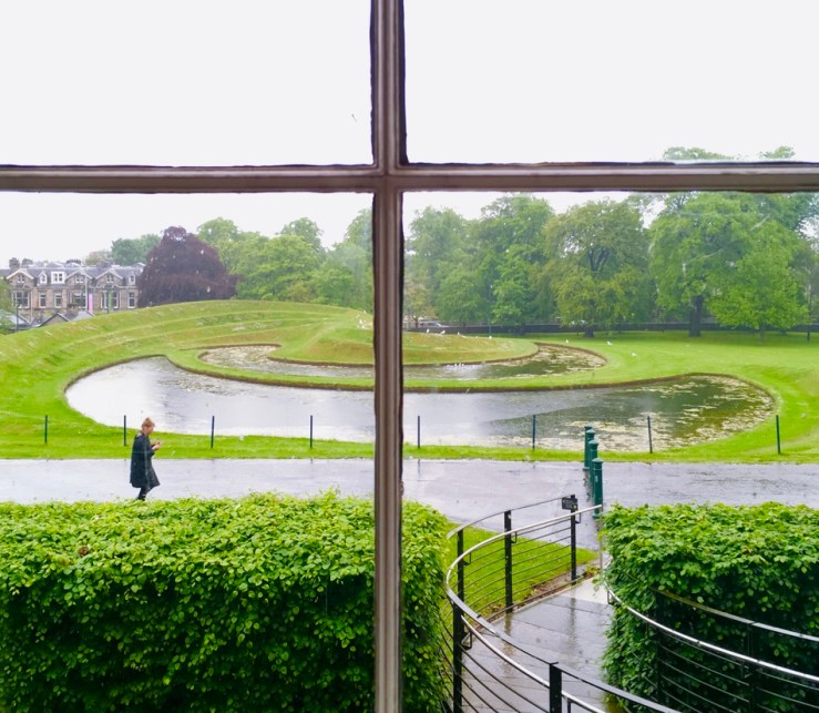 Landform, 2002, by Charles Jencks (b. 1939) 