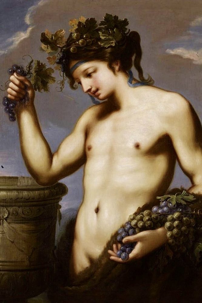 Bacchus by Charles Lucy (English, 1692 - 1767). Courtesy of Wikipedia. 