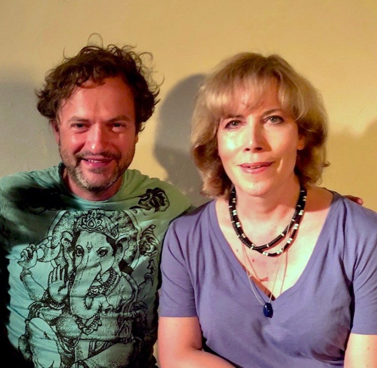 Valeska Réon with director/actor/screen writer Nicolai Tegeler. 