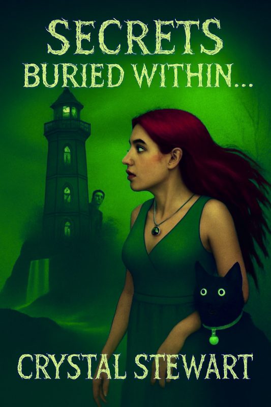 Cover of Crystal Stewart's book, “Secrets Buried Within.”