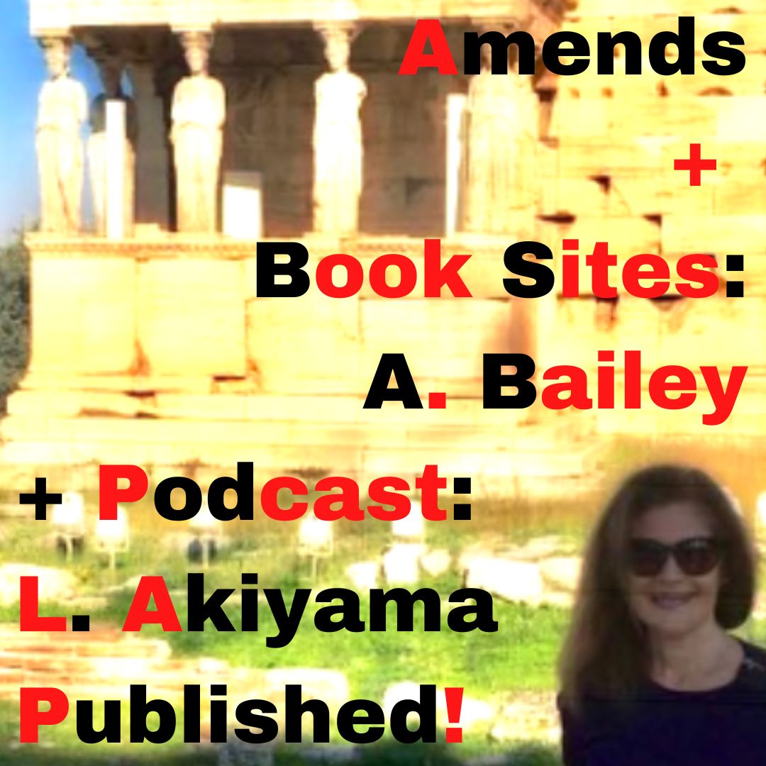 Award-winning contemporary romance writer Andrya Bailey scouts a site in Athens.
