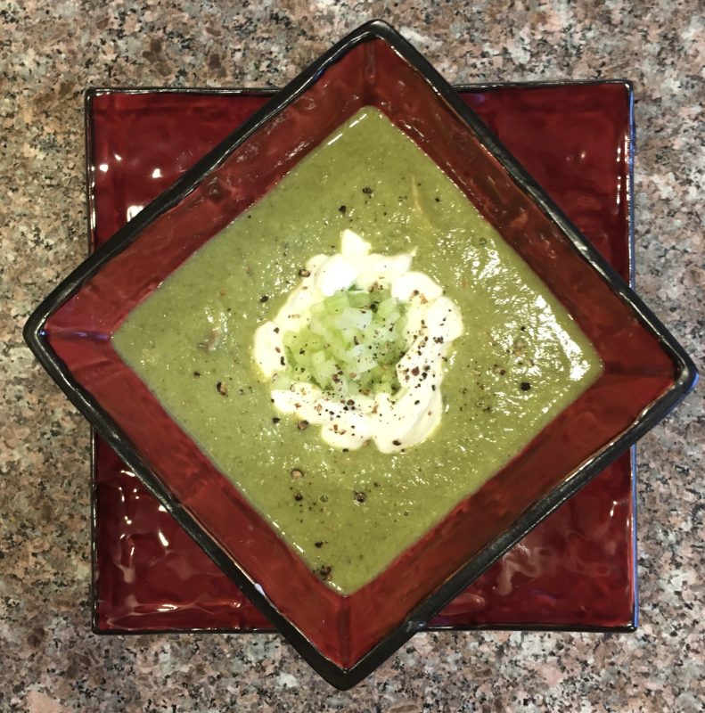 California Cucumber Avocado Soup by Khashayar Parsi