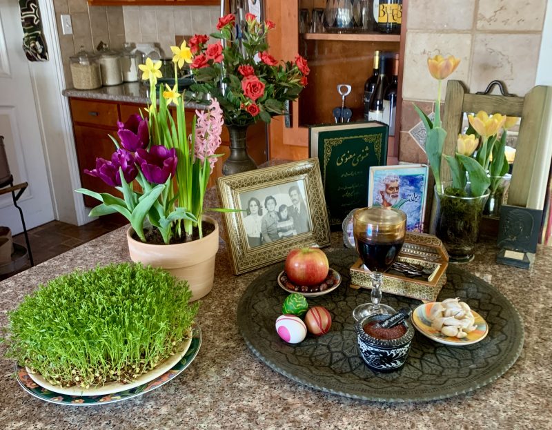 Persian New Year Norooz haft seen