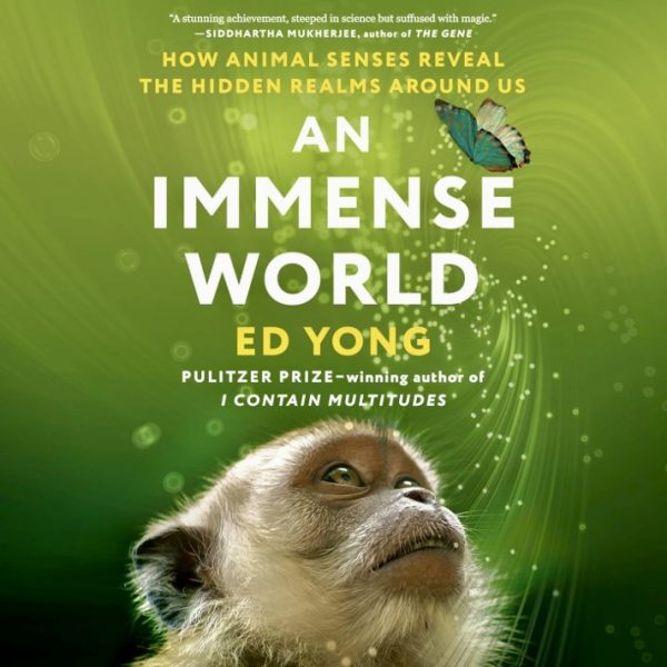 Book cover of An Immense World by Ed Yong.