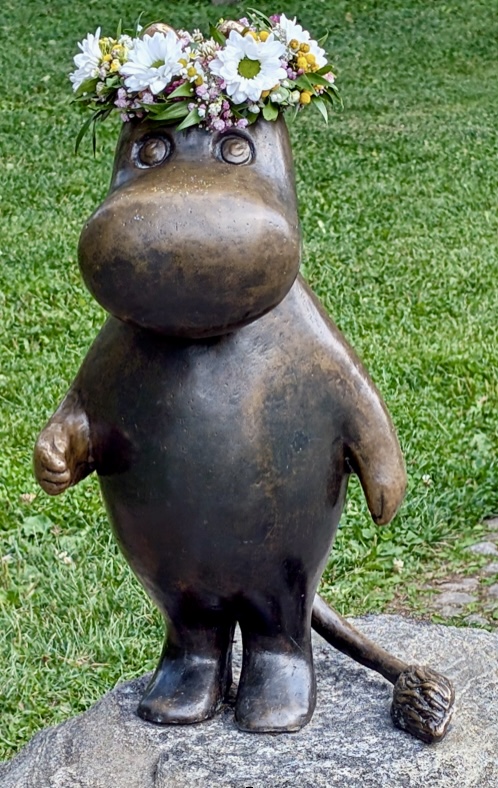 Photo by Janet Stock of Moomin at 80.