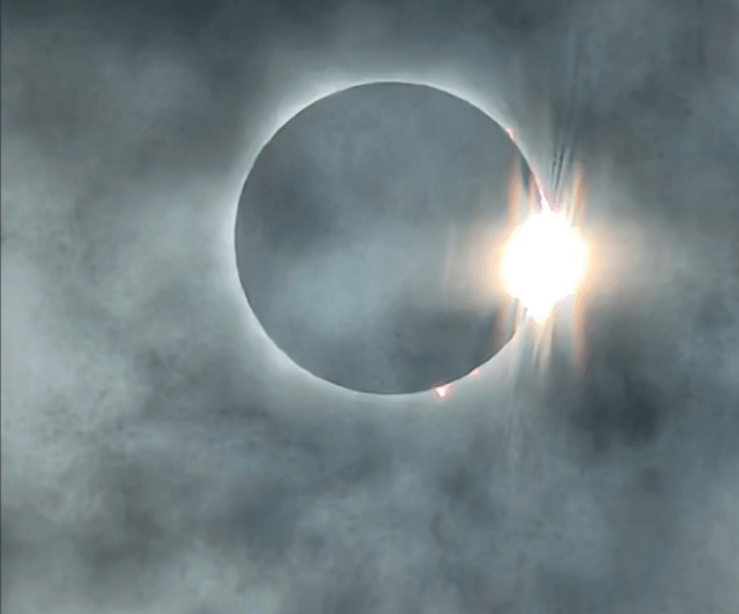 Photo of solar eclipse by Mr DVMP.