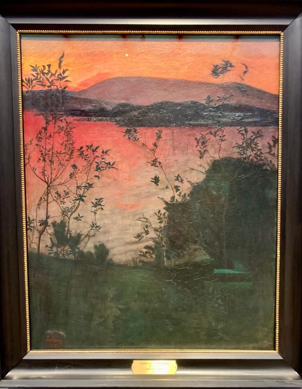 Evening Glow by Harald Sohlberg (1893)